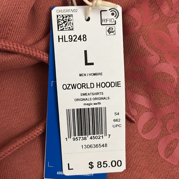 Adidas Originals Ozworld Hoodie Size L - Picture 11 of 17